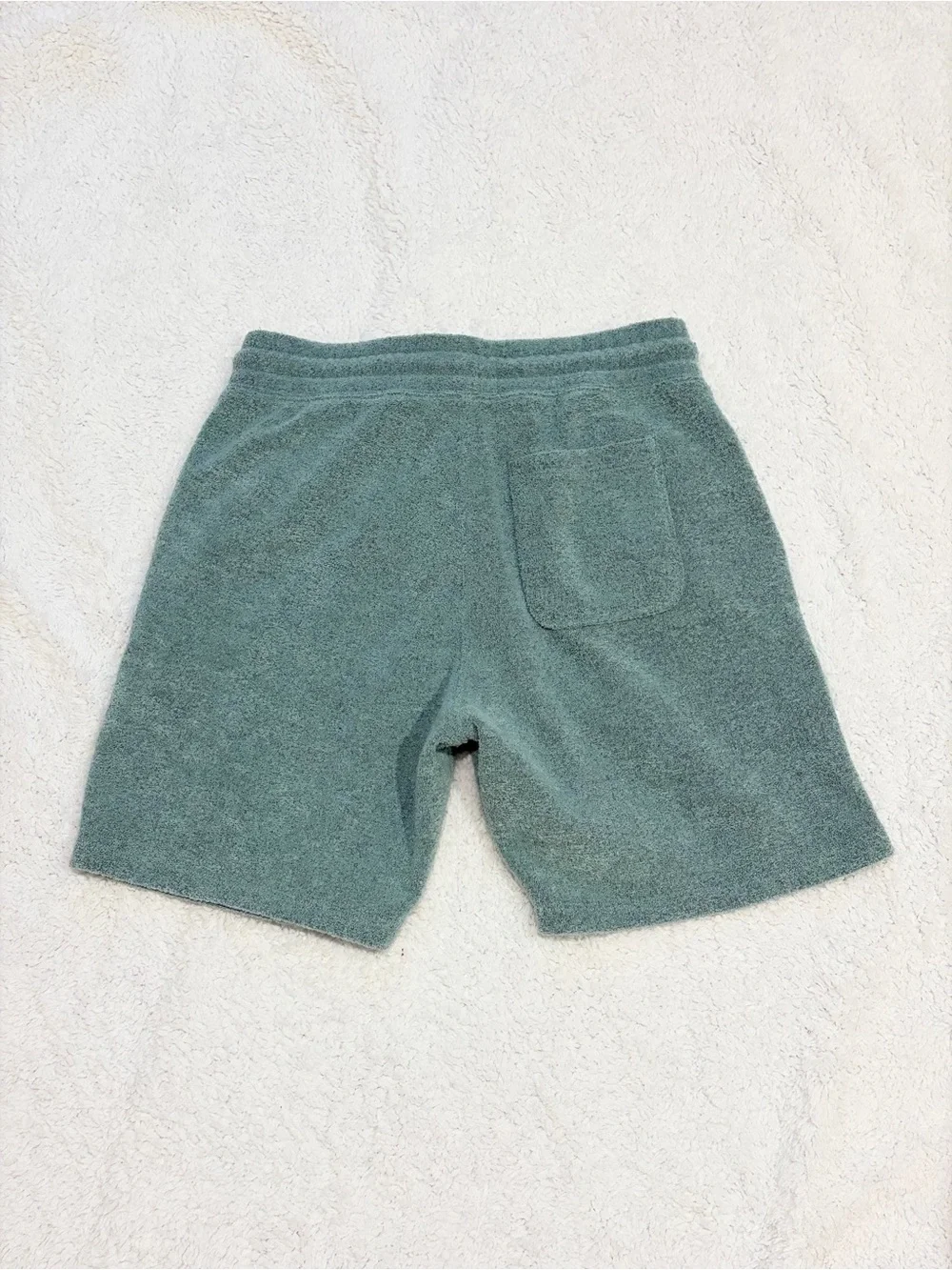 Old Navy Teal Green Terry Drawstring Kids Shorts